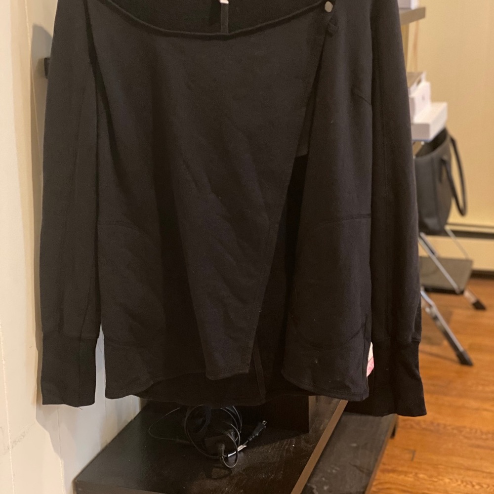 Bcbg Generation Hooded Crossover Snap Pullover - image 5